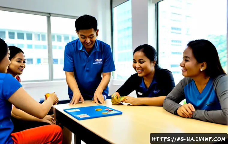 Home 17 블루 운동 처방을 위한 인센티브 프로그램 개발 - Photorealistic community health workshop in Malaysia, a diverse group of adult participants includin...